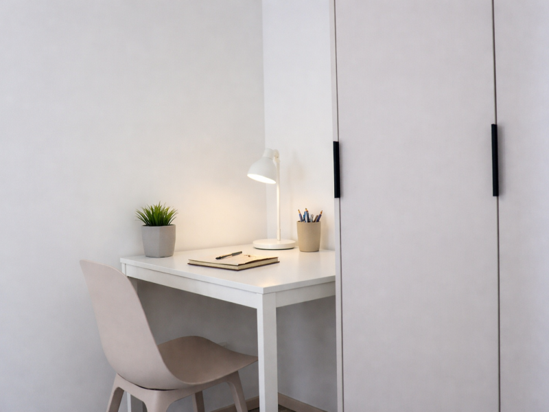 Einrichtung, Tisch, Schrank